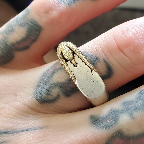 Clocks and Colours 925 silver Bad Omen Ring size 9 - Picture 4 of 4